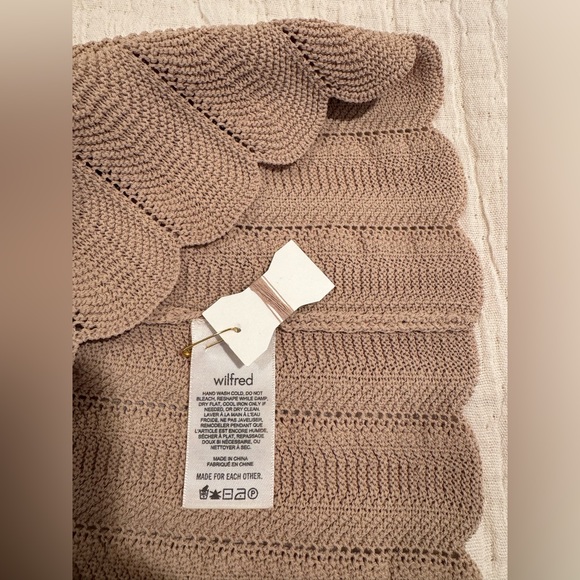 NWT Aritzia Wilfred Knit Halter Top - Picture 8 of 9